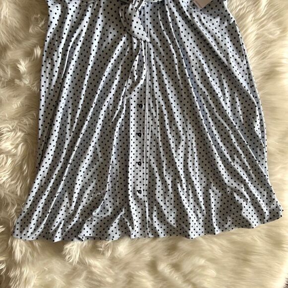 Dex Plus Size Tie Front Midi Dress - Picture 7 of 11